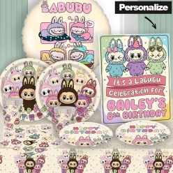 Labubu PERSONALIZED Supersaver Party Pack for 10
